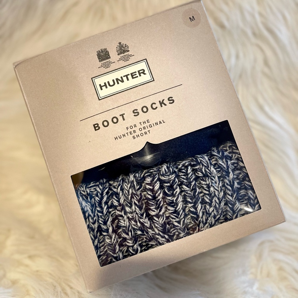 New Hunter Boot Socks Size M - short